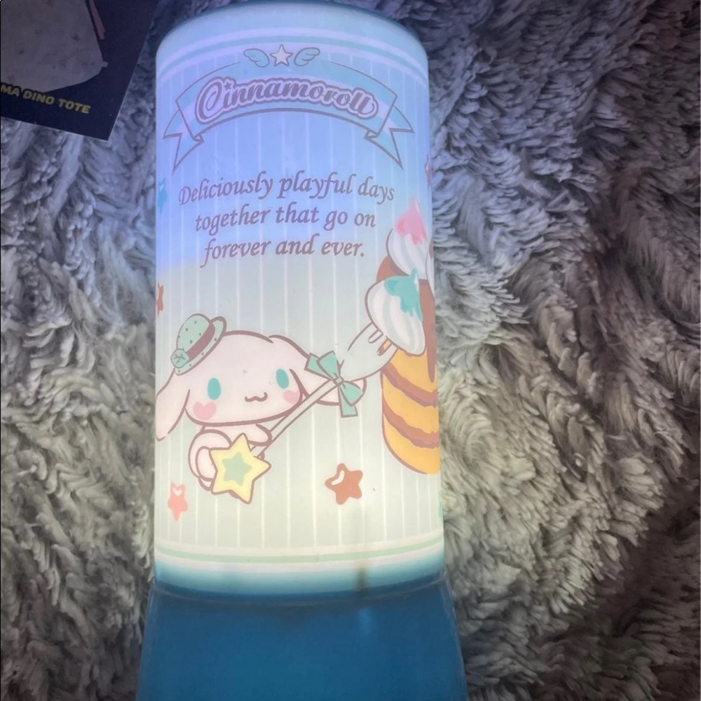 Sanrio cinnamoroll color changing lamp